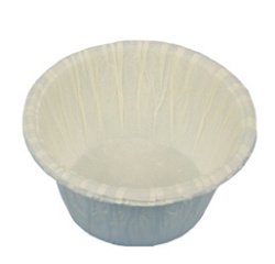 Bakvorm 'muffin' in wit papier