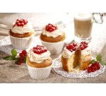 Moule à pâtisserie 'Muffin', en papier, blanc