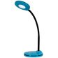 Lampe LED Splash avec variateur. Dim. Tête D 10,5 cm, bras flexible H 32 cm, socle D 13 cm