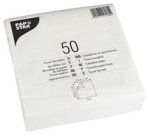 Serviette, 330 x 330 mm, 2 couches, blanc