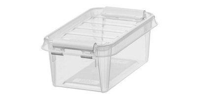 SmartStore Boîte de rangement CLASSIC 0,3 L, clips: noir