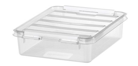 SmartStore Boîte de rangement CLASSIC 1 L, clips: noir