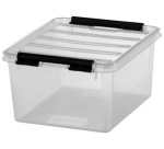SmartStore Boîte de rangement CLASSIC 2 L, clips: noir