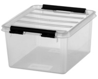 SmartStore Boîte de rangement CLASSIC 2 L, clips: noir