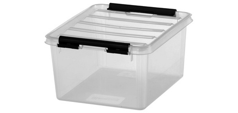 SmartStore Boîte de rangement CLASSIC 2 L, clips: noir