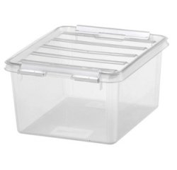 SmartStore Boîte de rangement CLASSIC 2 L, clips: noir
