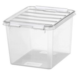 SmartStore Opbergbox CLASSIC 3, 3 liter, transparant/wit