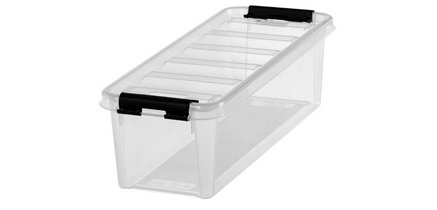 SmartStore Boîte de rangement CLASSIC 3,5 L, clips: noir
