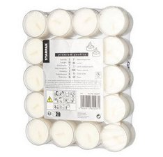 Tealight candles, diameter: 38 mm, white