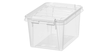 SmartStore Boîte de rangement CLASSIC 1,5 L, clips: noir