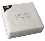 Serviette, 330 x 330 mm, 1 couche, blanc