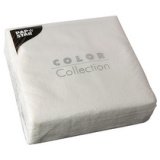 Serviette, 330 x 330 mm, 1 couche, blanc