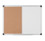 Tableau mixte, tableau blanc / liège, 600x450 mm