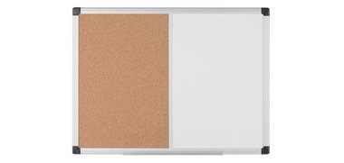 Tableau mixte, tableau blanc / liège, 600x450 mm