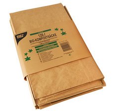 Composteerbare zak, 120 liter, bruin