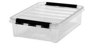 SmartStore Boîte de rangement CLASSIC 7,5 L, clips: noir