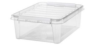 SmartStore Boîte de rangement CLASSIC 20 L, clips: noir