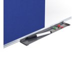 Tableau mixte, tableau blanc / feutre, bleu