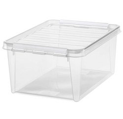 SmartStore Boîte de rangement CLASSIC 14 L, clips: noir