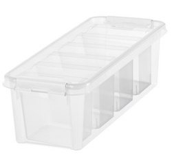 SmartStore Opbergbox CLASSIC 4, 3,5 liter, met inzet, transparant/wit