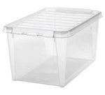 SmartStore Boîte de rangement CLASSIC 46 L, clips: noir
