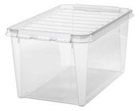 SmartStore Boîte de rangement CLASSIC 46 L, clips: noir