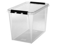 SmartStore Boîte de rangement CLASSIC 66 L, clips: noir
