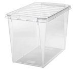 SmartStore Boîte de rangement CLASSIC 66 L, clips: noir