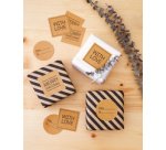 Etiquette en papier kraft, 210 x 297 mm, kraft brun