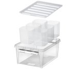 SmartStore Boîte de rangement CLASSIC 14 L + inserts, blanc