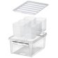 SmartStore Boîte de rangement CLASSIC 14 L + inserts, blanc