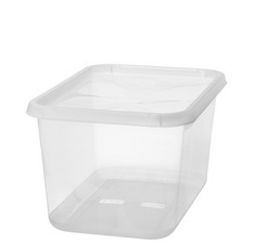 SmartStore Boîte de rangement BASIC M, 25 L, transparent