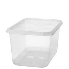 SmartStore Boîte de rangement BASIC M, 25 L, transparent