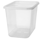 SmartStore Boîte de rangement BASIC XL, 60 L, transparent