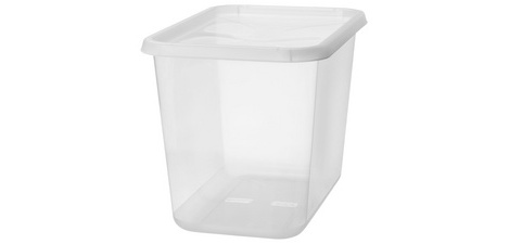 SmartStore Boîte de rangement BASIC XL, 60 L, transparent