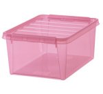 Boîte de rangement COLOUR 14 L, 14 litres, rose