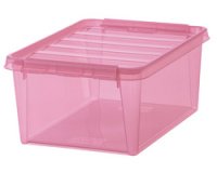 Boîte de rangement COLOUR 14 L, 14 litres, rose