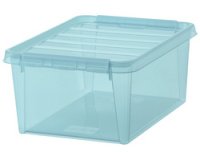 Boîte de rangement COLOUR 14 L, aigue-marine