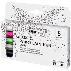 Marqueur Glass & Porcelain Pen Chalky, set de 5