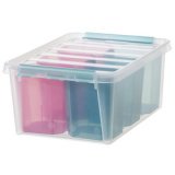 Boîte de rangement COLOUR 15, avec insert, 14 L