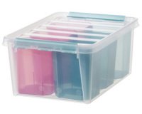 Opbergdoos COLOUR 15, met inzetstuk, 14 liter