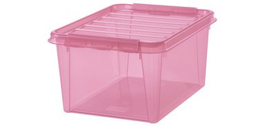 Boîte de rangement COLOUR 31 L, 31 litres, rose