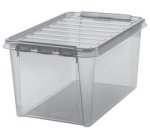 Boîte de rangement COLOUR 46 L, 46 litres, gris