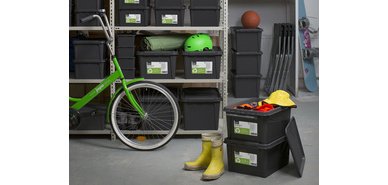 Boîte de rangement RECYCLED 45, 47 litres, taupe