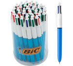 BIC Stylo à bille 4Colours Original, présentoir de comptoir