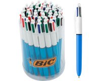 BIC Stylo à bille 4Colours Original, présentoir de comptoir