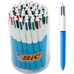 BIC Stylo à bille 4Colours Original, présentoir de comptoir