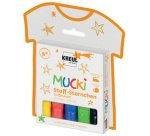 Feutre pour textile petites étoiles 'MUCKI', kit de 5