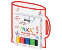 MUCKI Feutre pour porcelaine 'MUCKI', set de 5