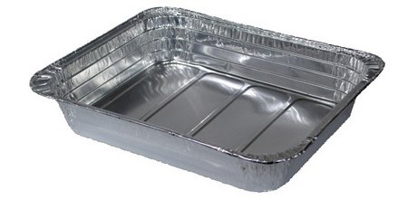 Barquette Gastronorm en aluminium, rectangulaire